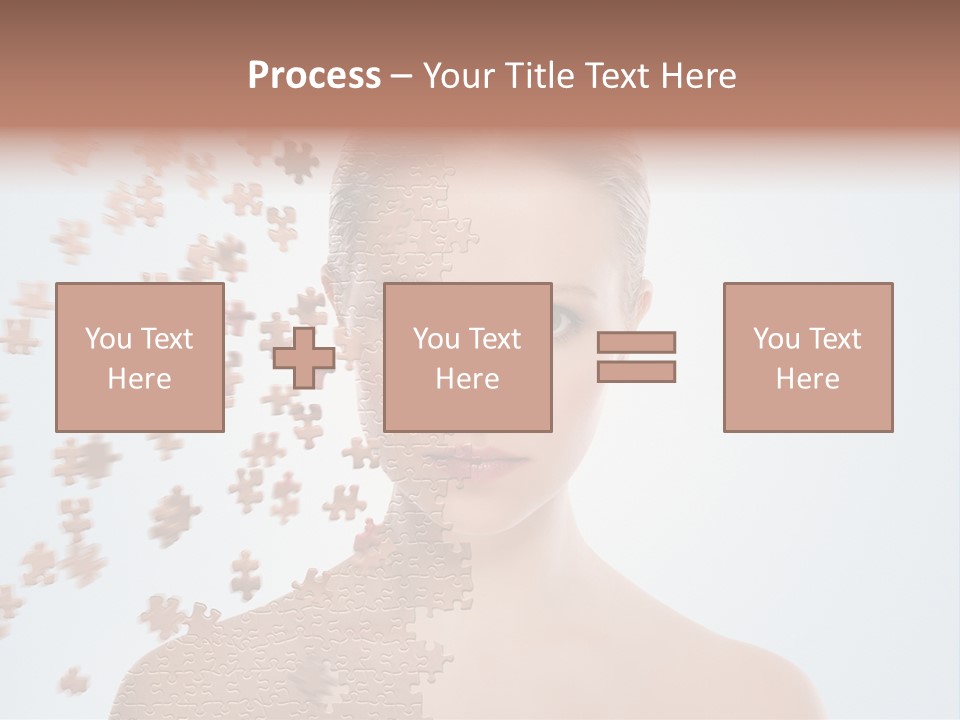 Close Up Skin Pretty PowerPoint Template