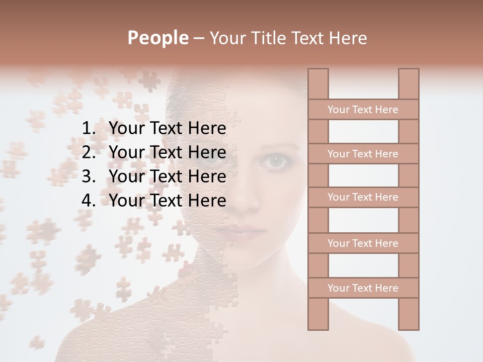 Close Up Skin Pretty PowerPoint Template