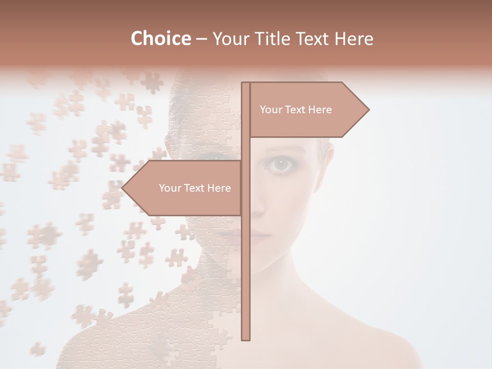 Close Up Skin Pretty PowerPoint Template