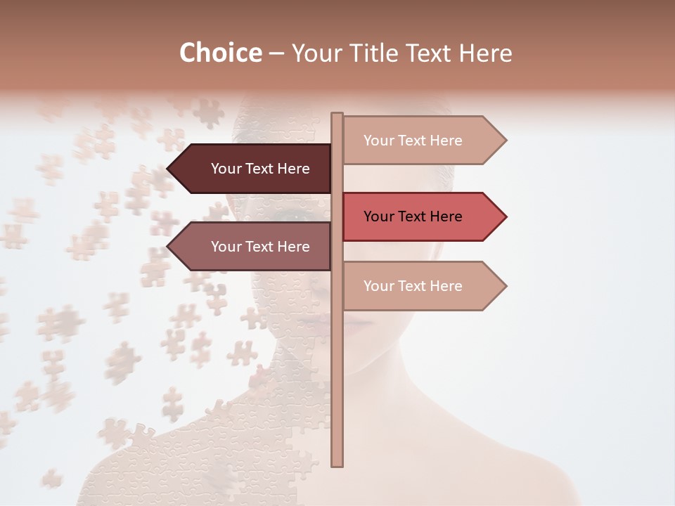 Close Up Skin Pretty PowerPoint Template