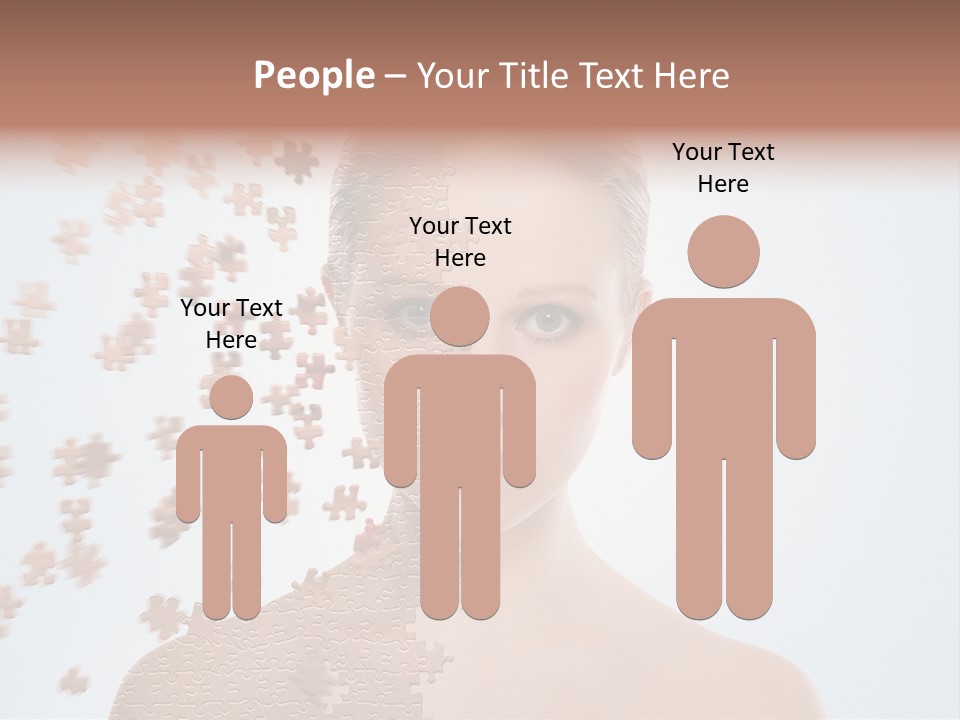Close Up Skin Pretty PowerPoint Template