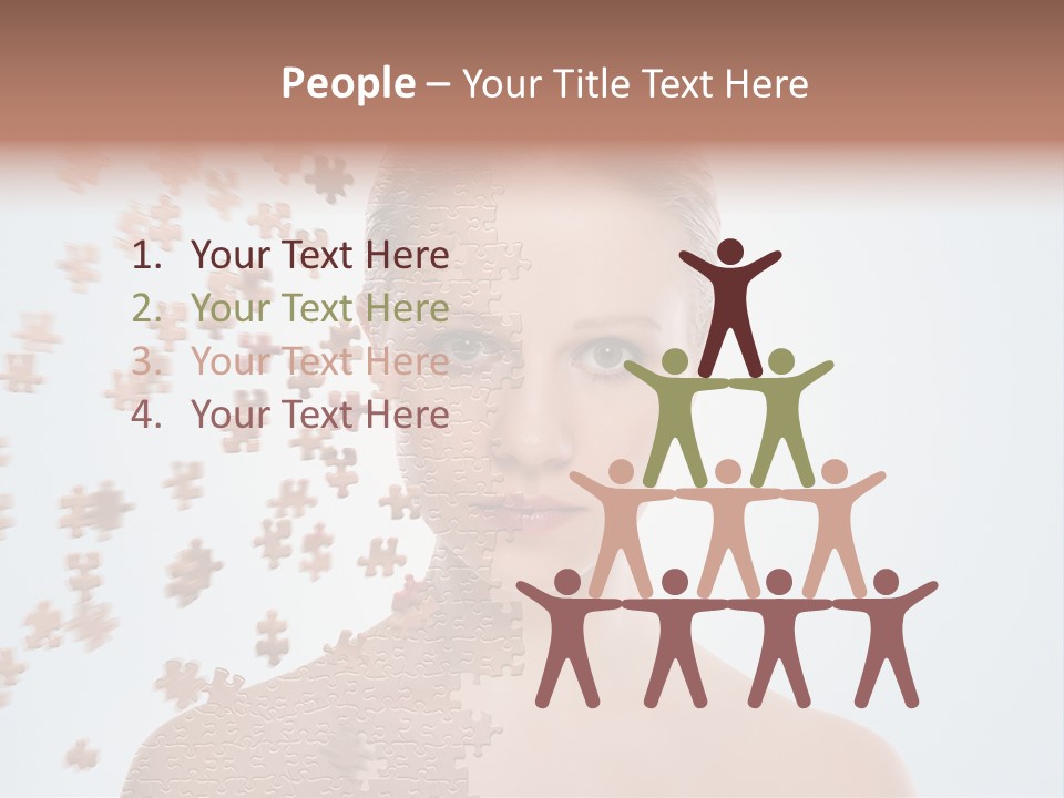 Close Up Skin Pretty PowerPoint Template