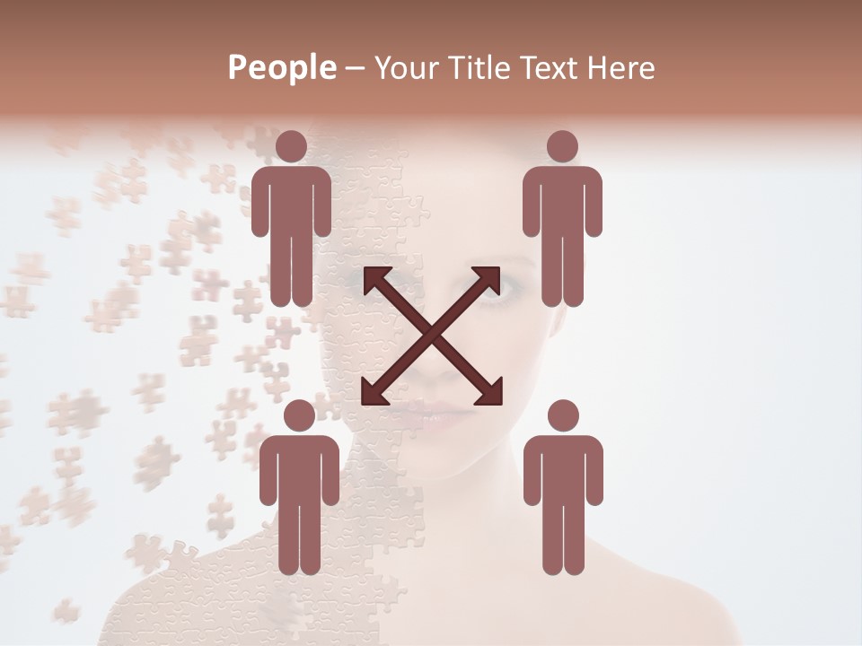 Close Up Skin Pretty PowerPoint Template