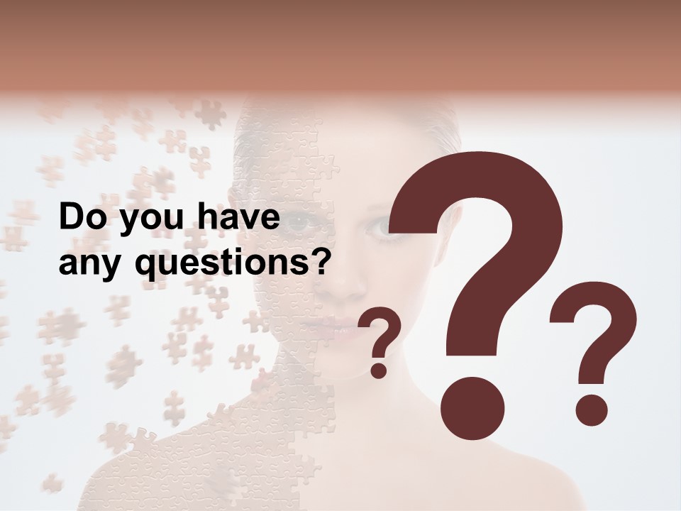 Close Up Skin Pretty PowerPoint Template