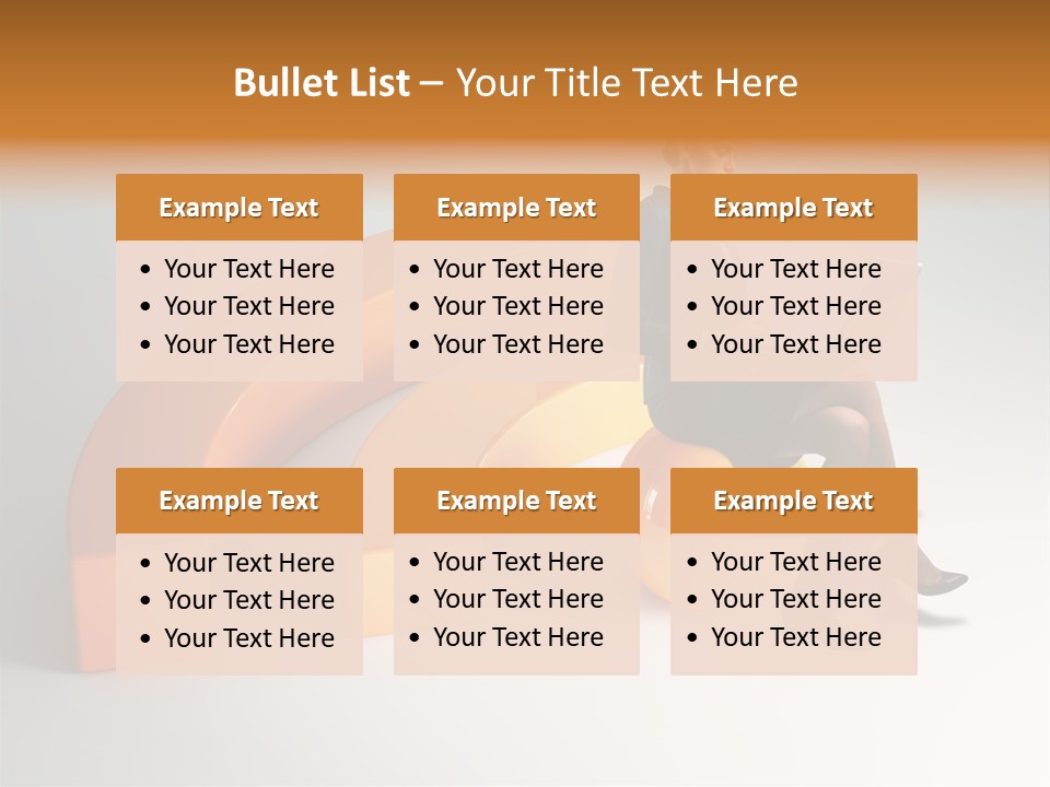 Caucasian Freedom Expression PowerPoint Template