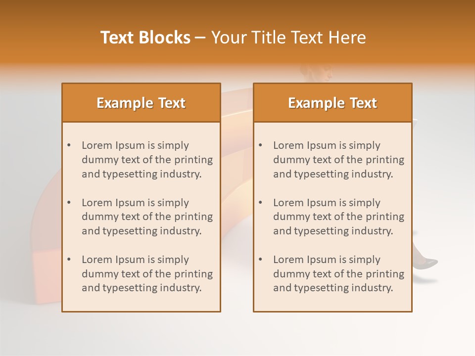 Caucasian Freedom Expression PowerPoint Template