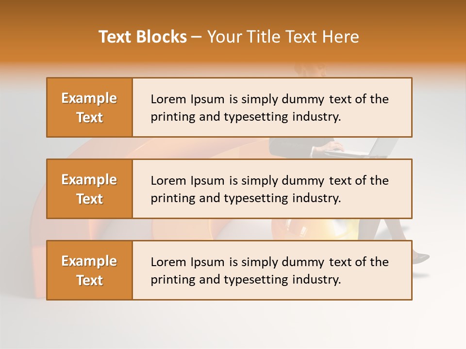 Caucasian Freedom Expression PowerPoint Template