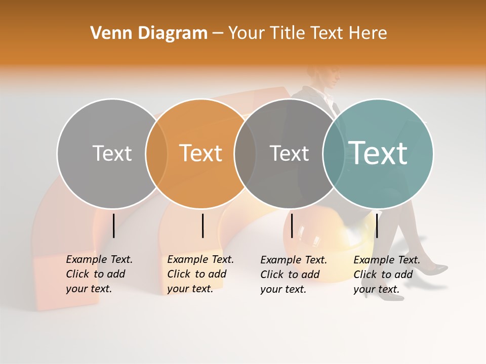 Caucasian Freedom Expression PowerPoint Template