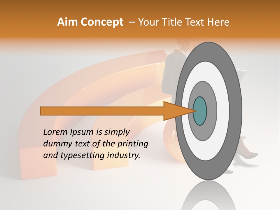 Caucasian Freedom Expression PowerPoint Template