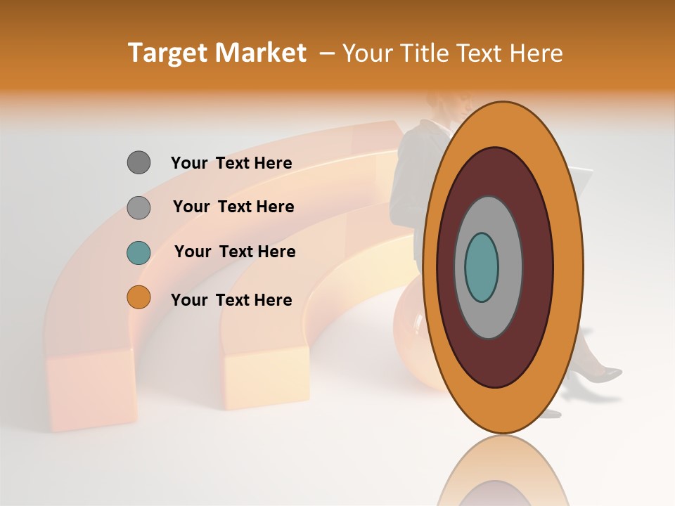 Caucasian Freedom Expression PowerPoint Template