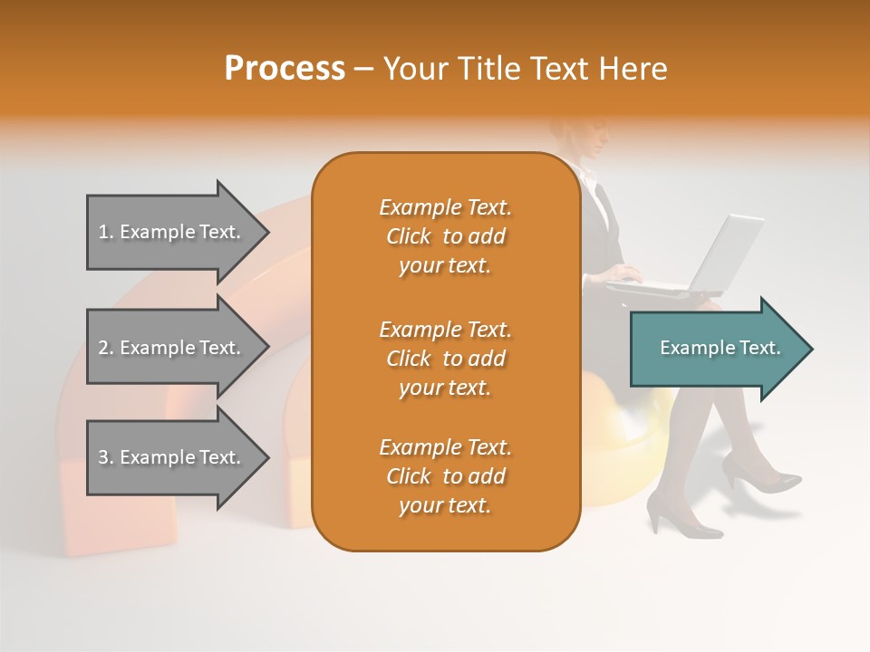 Caucasian Freedom Expression PowerPoint Template