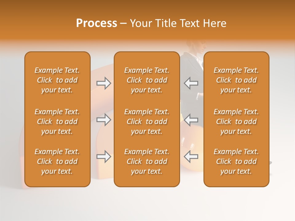 Caucasian Freedom Expression PowerPoint Template