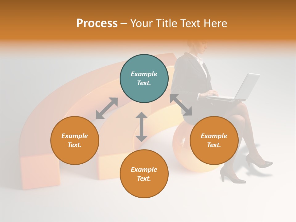 Caucasian Freedom Expression PowerPoint Template