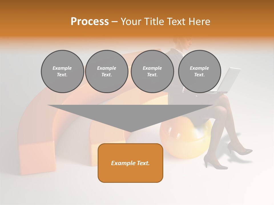 Caucasian Freedom Expression PowerPoint Template