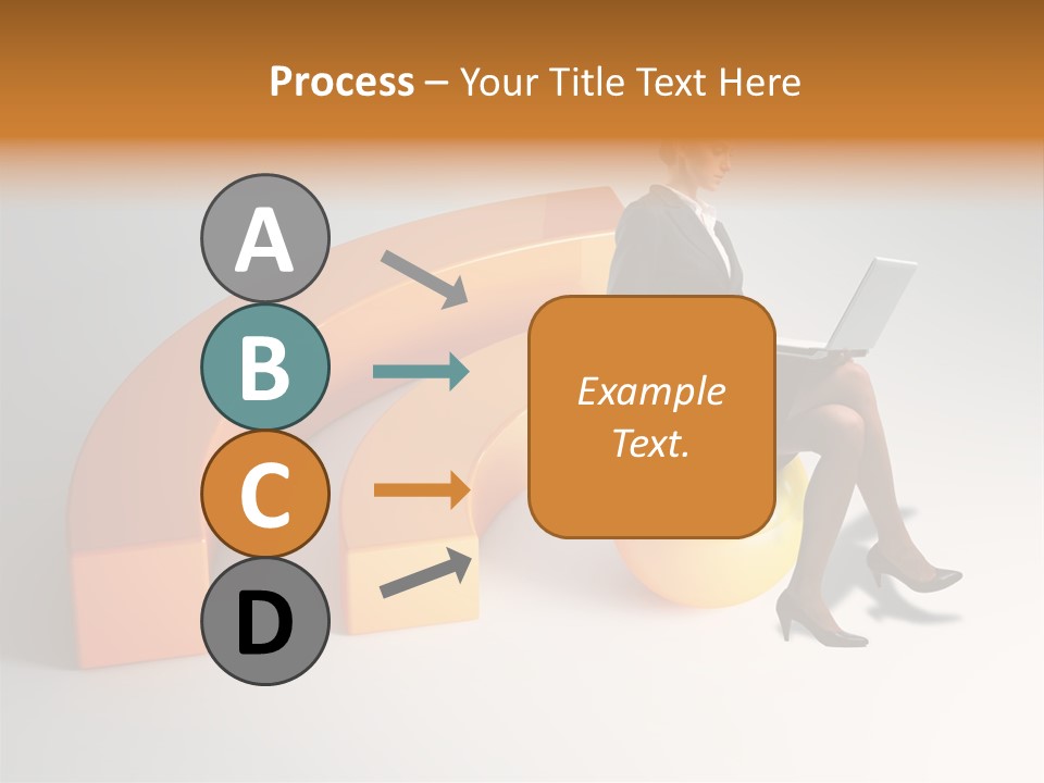 Caucasian Freedom Expression PowerPoint Template