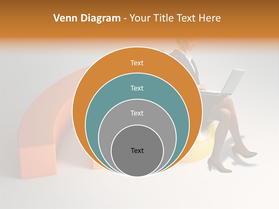 Caucasian Freedom Expression PowerPoint Template