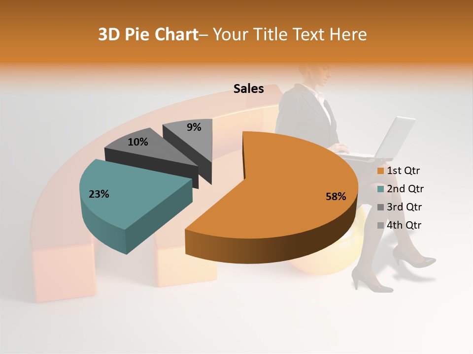 Caucasian Freedom Expression PowerPoint Template