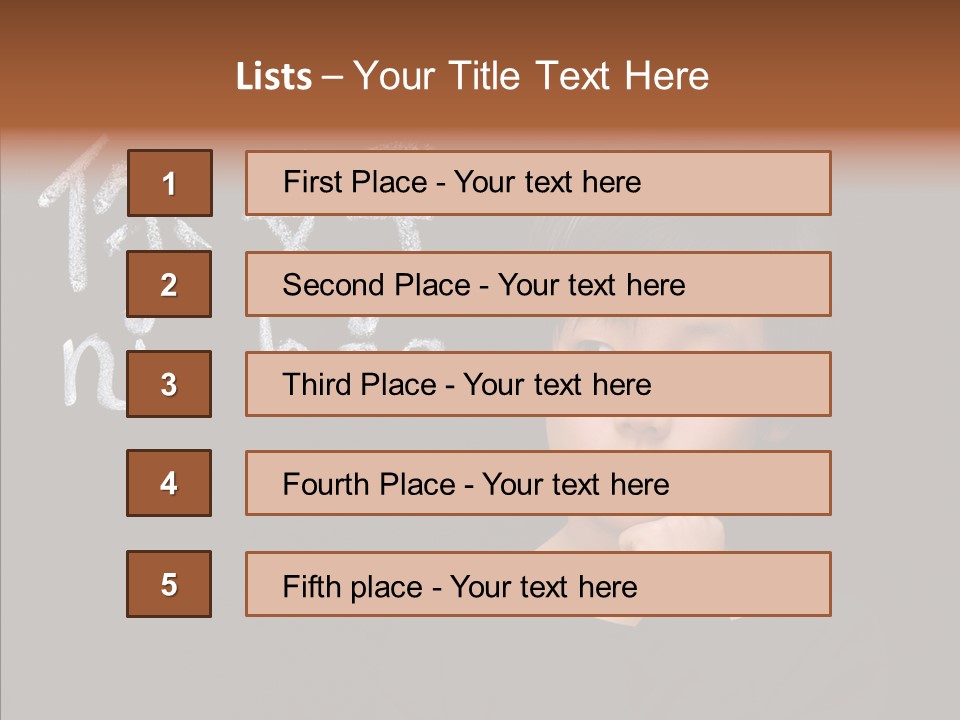 Expression Literacy Cute PowerPoint Template