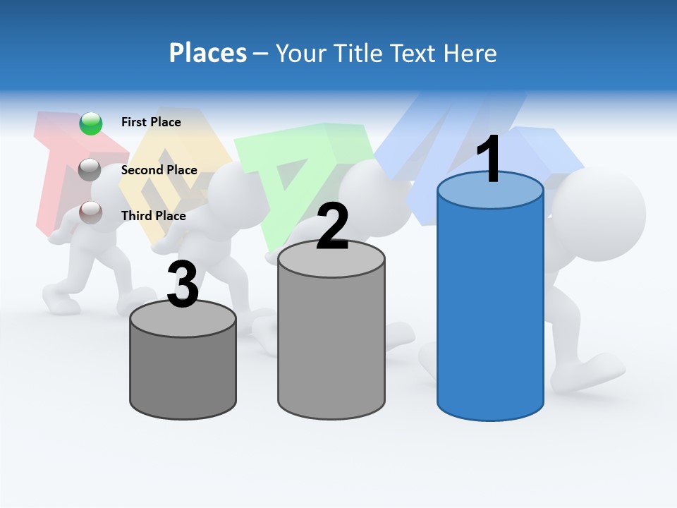 Human Guy Green PowerPoint Template