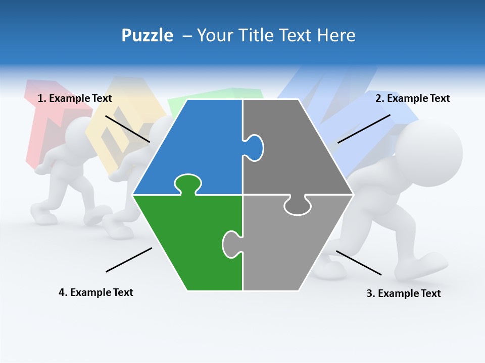 Human Guy Green PowerPoint Template