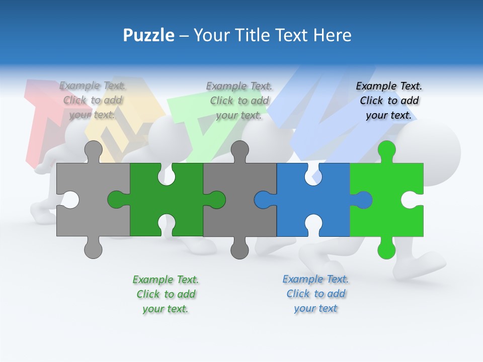 Human Guy Green PowerPoint Template