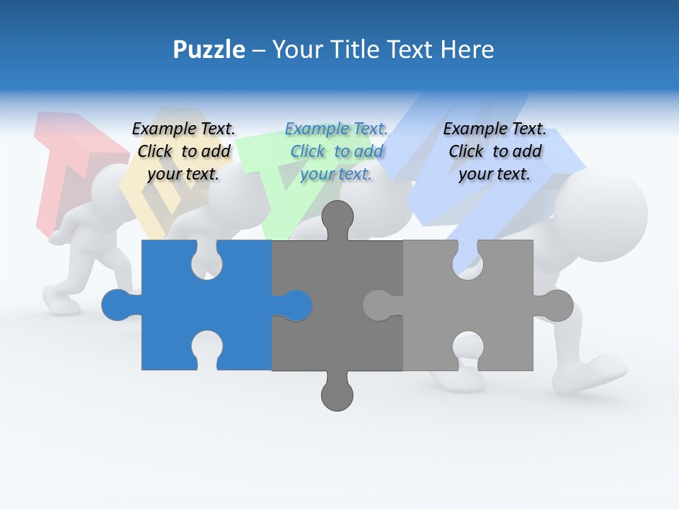 Human Guy Green PowerPoint Template