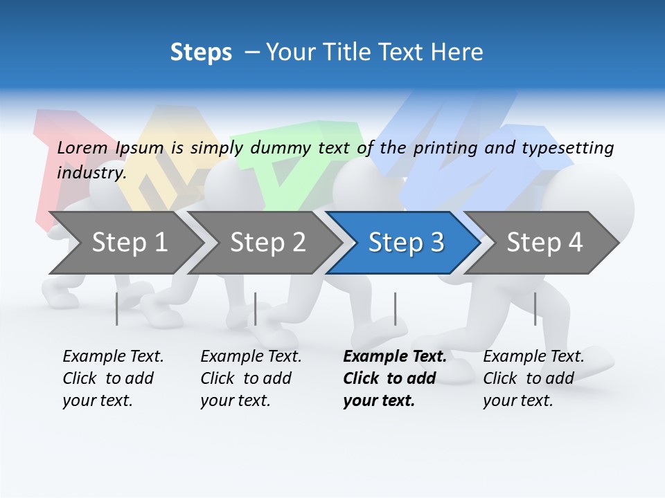 Human Guy Green PowerPoint Template