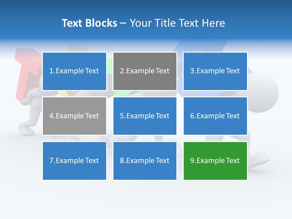 Human Guy Green PowerPoint Template
