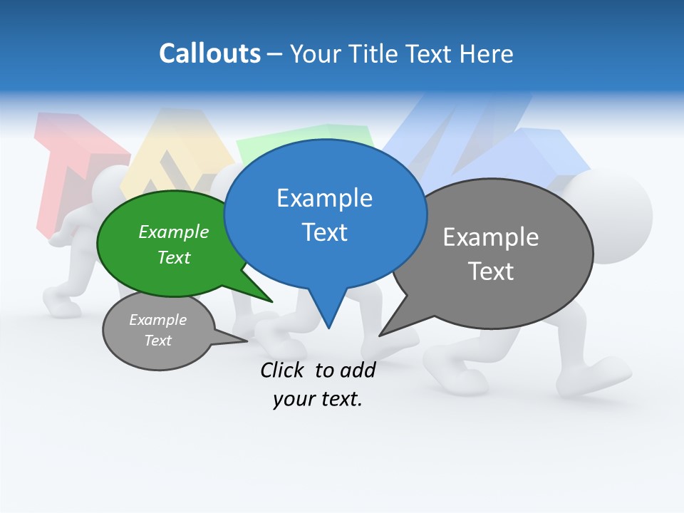 Human Guy Green PowerPoint Template