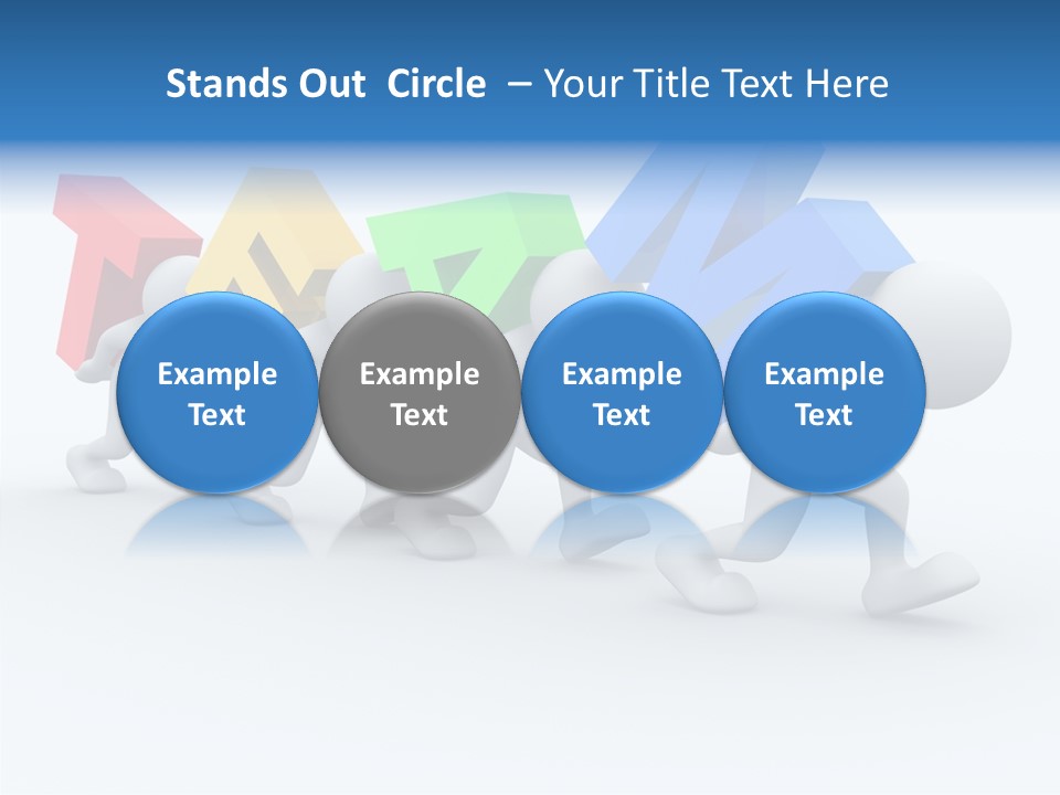 Human Guy Green PowerPoint Template