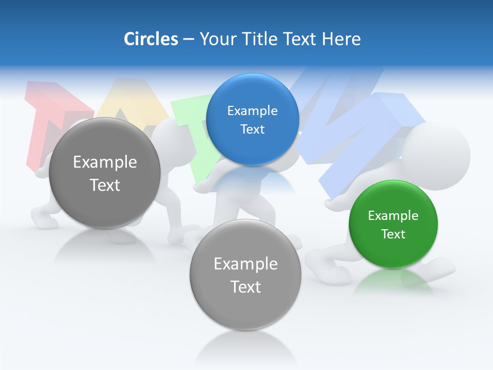 Human Guy Green PowerPoint Template