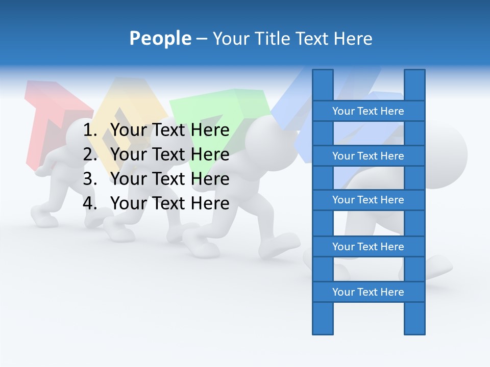 Human Guy Green PowerPoint Template