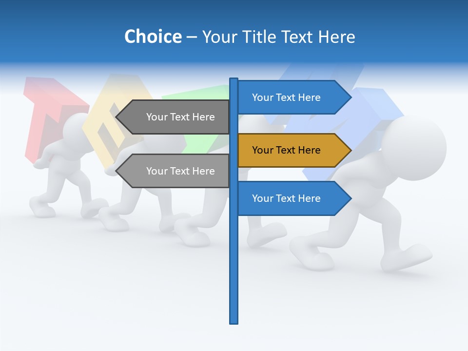 Human Guy Green PowerPoint Template