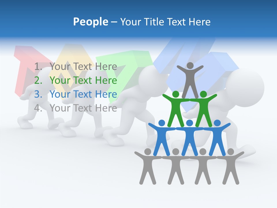 Human Guy Green PowerPoint Template