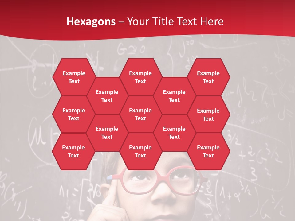 Childhood Young Glasses PowerPoint Template