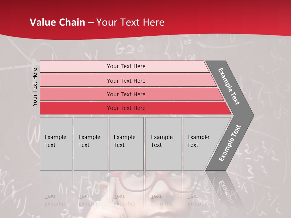 Childhood Young Glasses PowerPoint Template