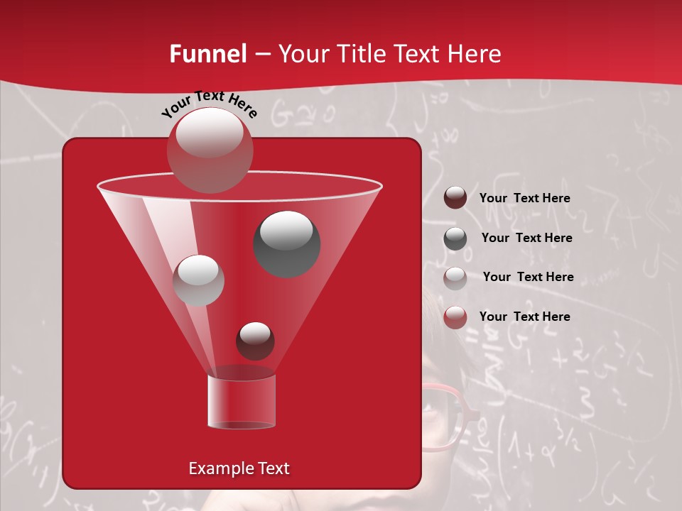 Childhood Young Glasses PowerPoint Template