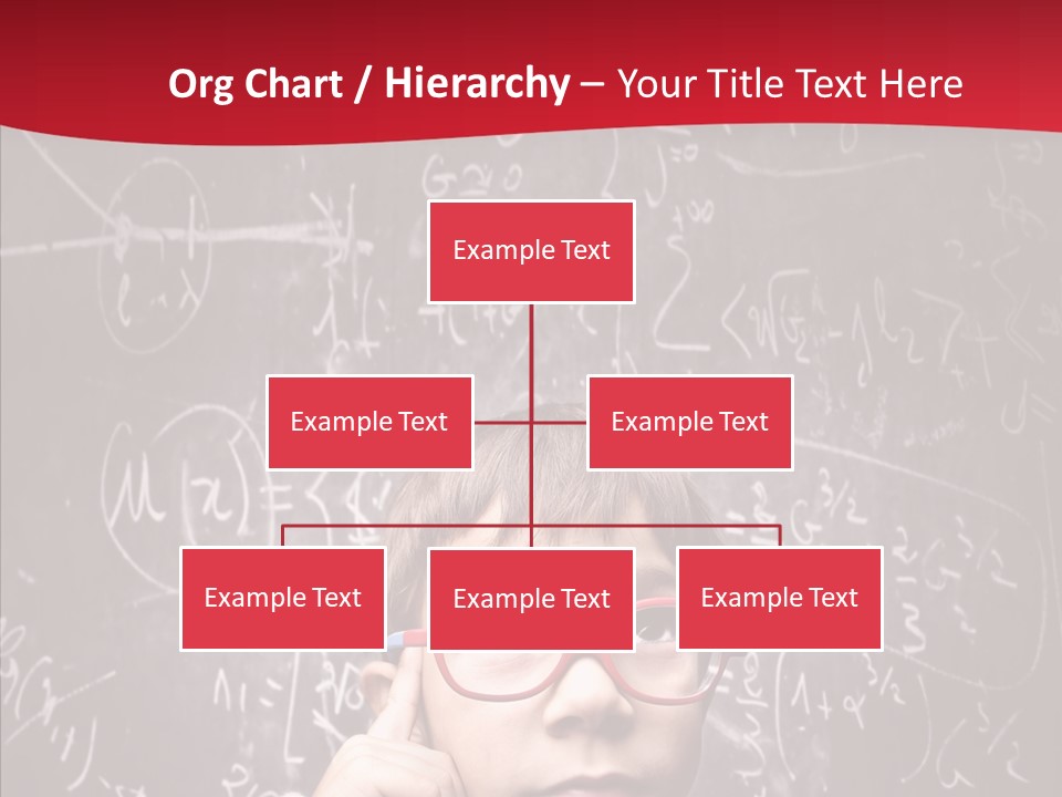 Childhood Young Glasses PowerPoint Template