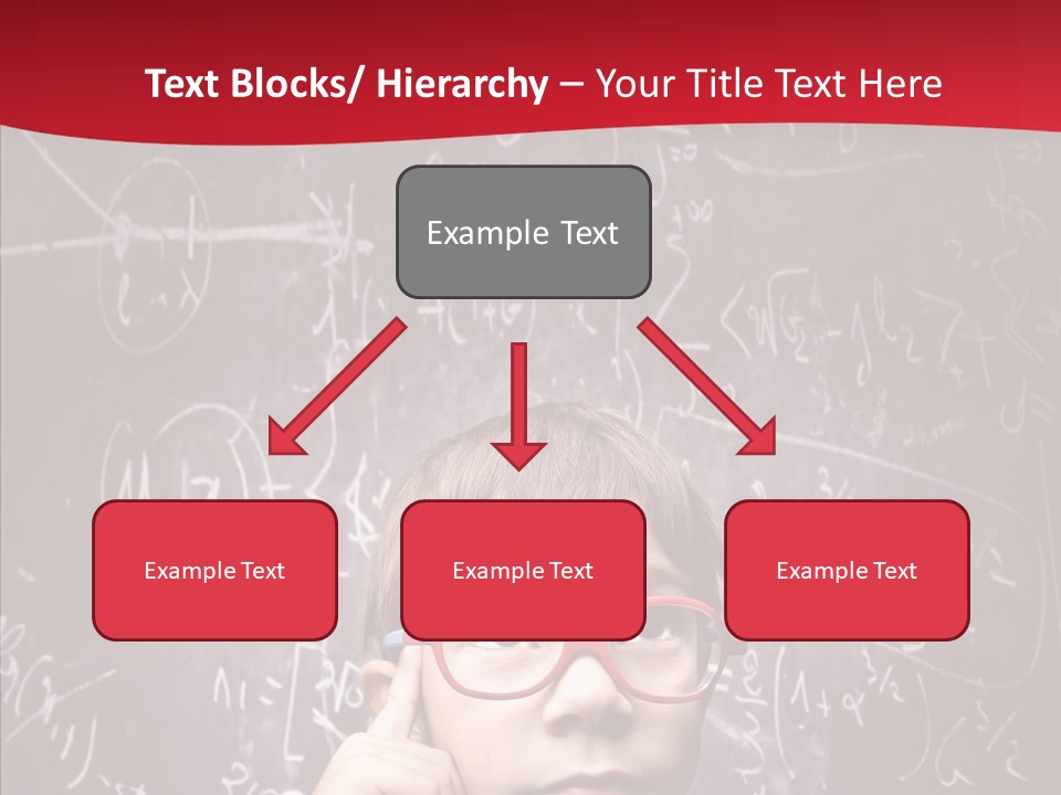 Childhood Young Glasses PowerPoint Template