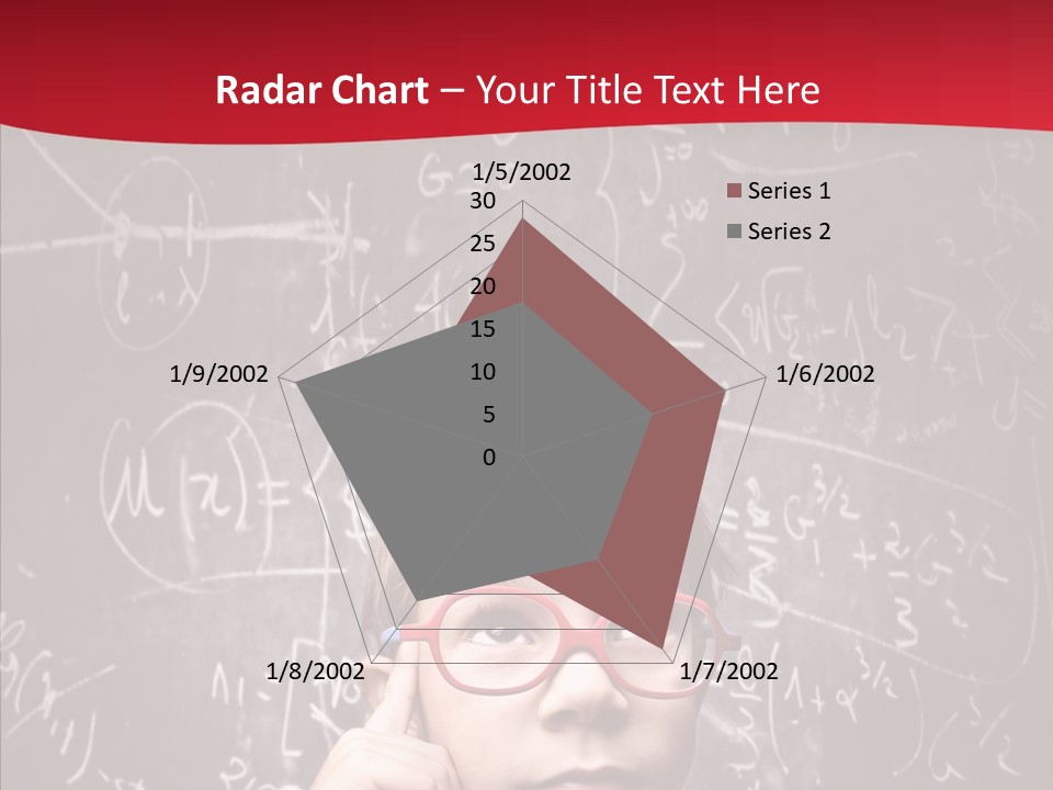 Childhood Young Glasses PowerPoint Template