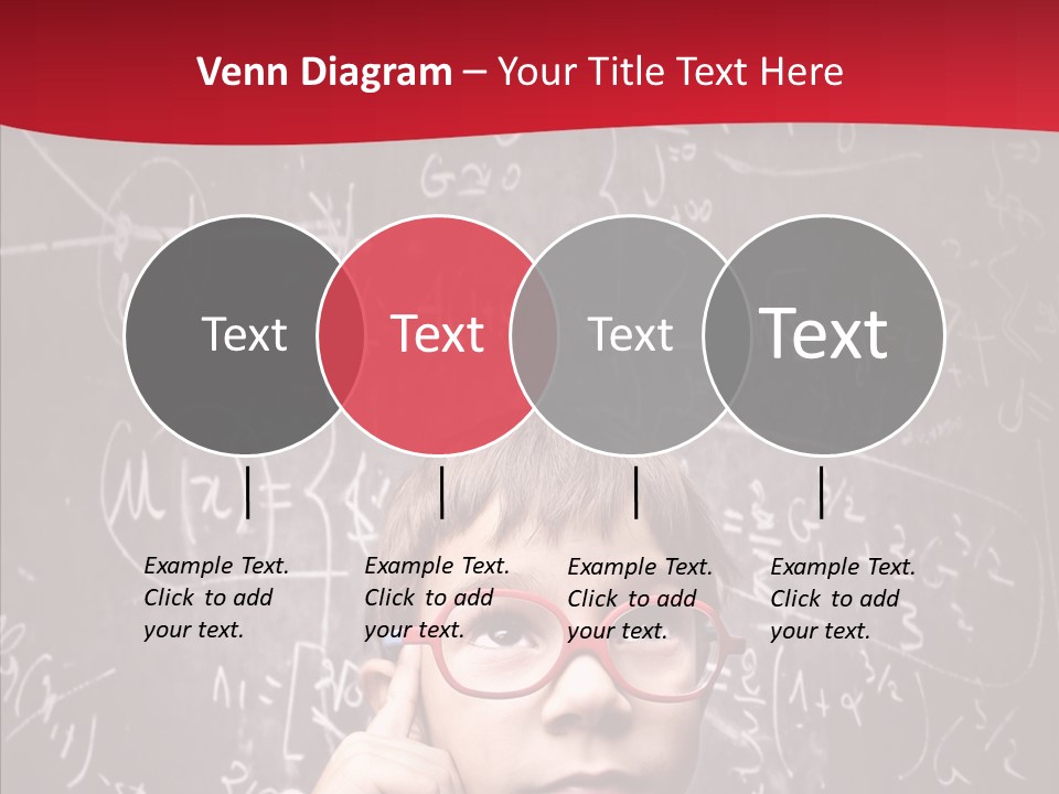 Childhood Young Glasses PowerPoint Template