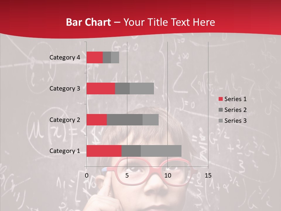 Childhood Young Glasses PowerPoint Template