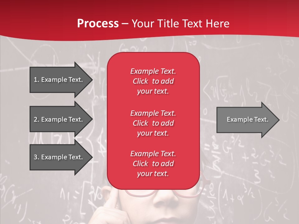 Childhood Young Glasses PowerPoint Template