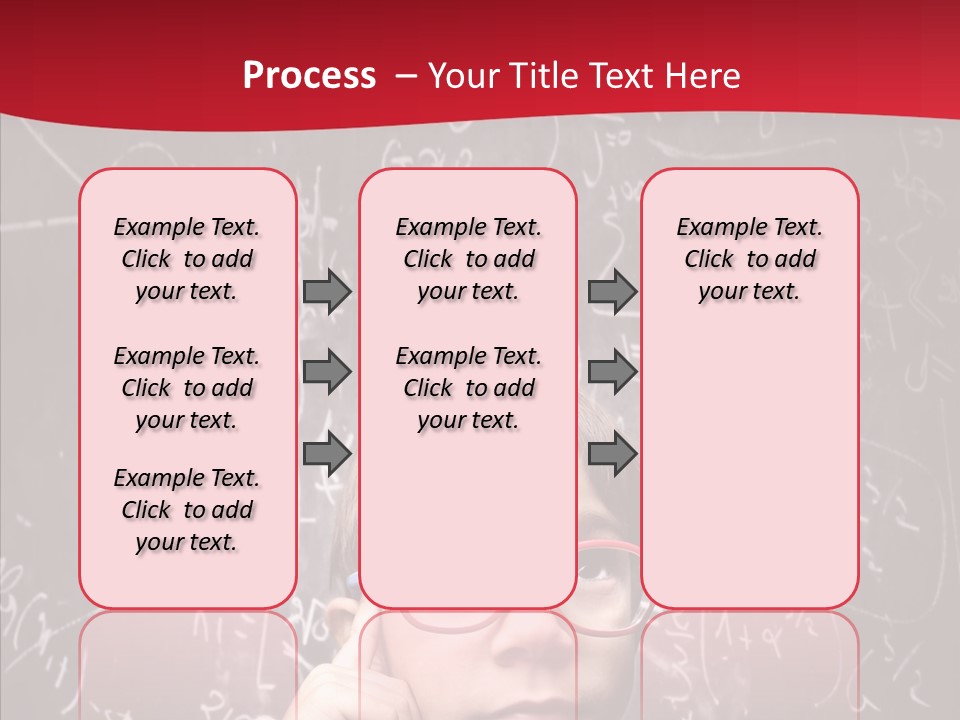 Childhood Young Glasses PowerPoint Template