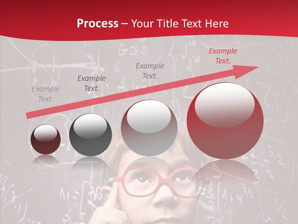 Childhood Young Glasses PowerPoint Template