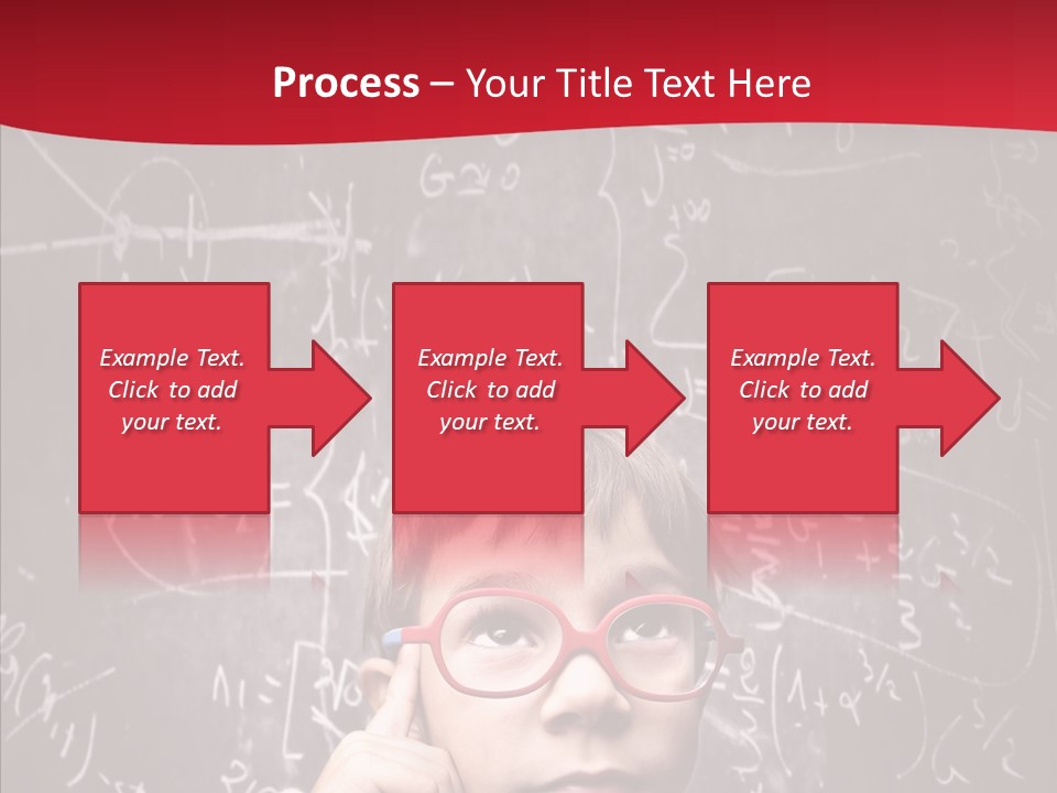 Childhood Young Glasses PowerPoint Template