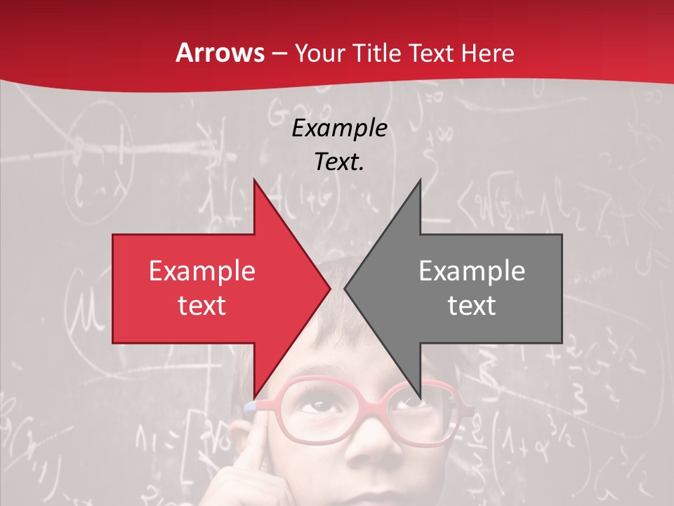 Childhood Young Glasses PowerPoint Template