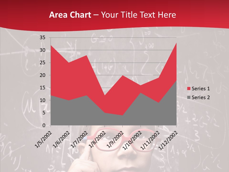 Childhood Young Glasses PowerPoint Template