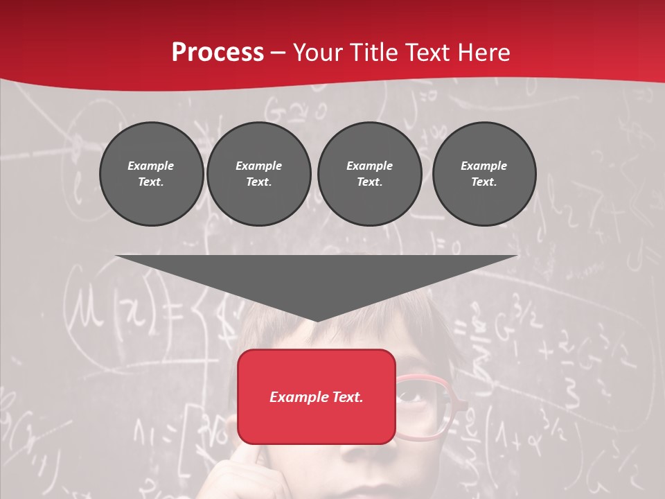 Childhood Young Glasses PowerPoint Template