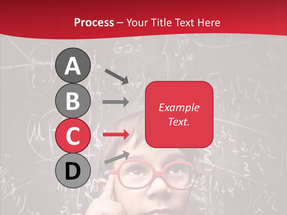 Childhood Young Glasses PowerPoint Template